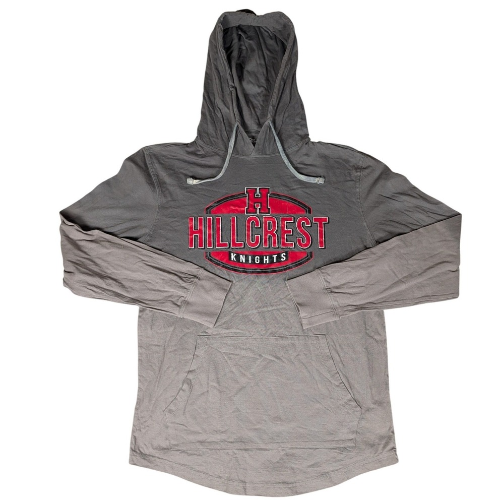PEL Athletic Hillcrest Knights Gray‎ Ombre Hoodie Sweatshirt Men's Medium